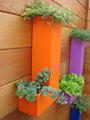 Click to enlarge Stainless Steel Coloured Planters